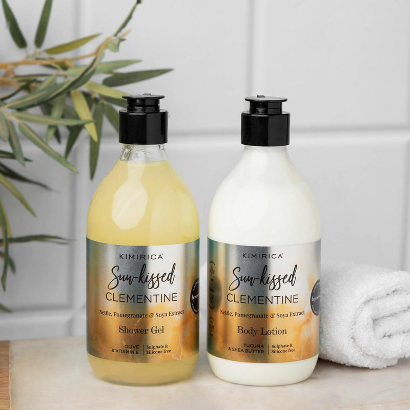 Sun-kissed Clementine Shower Gel & Body Lotion Body Care Duo