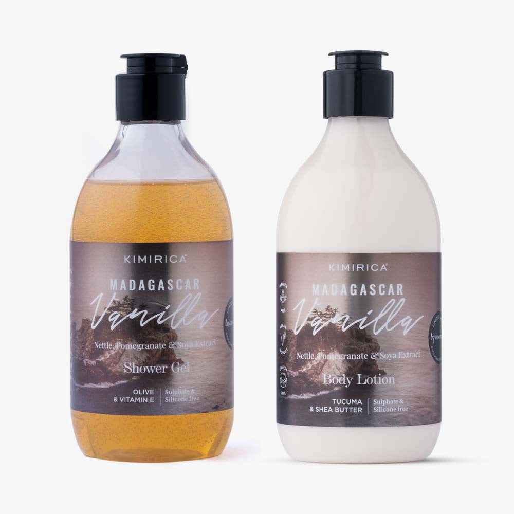 Madagascar Vanilla Shower Gel & Body Lotion Body Care Duo