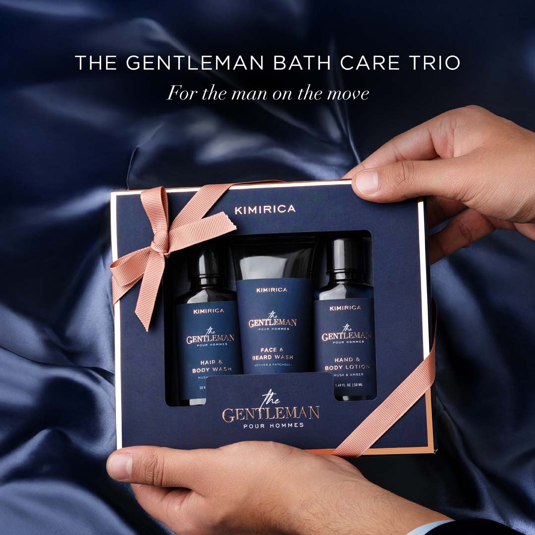 The Gentleman bath care trio