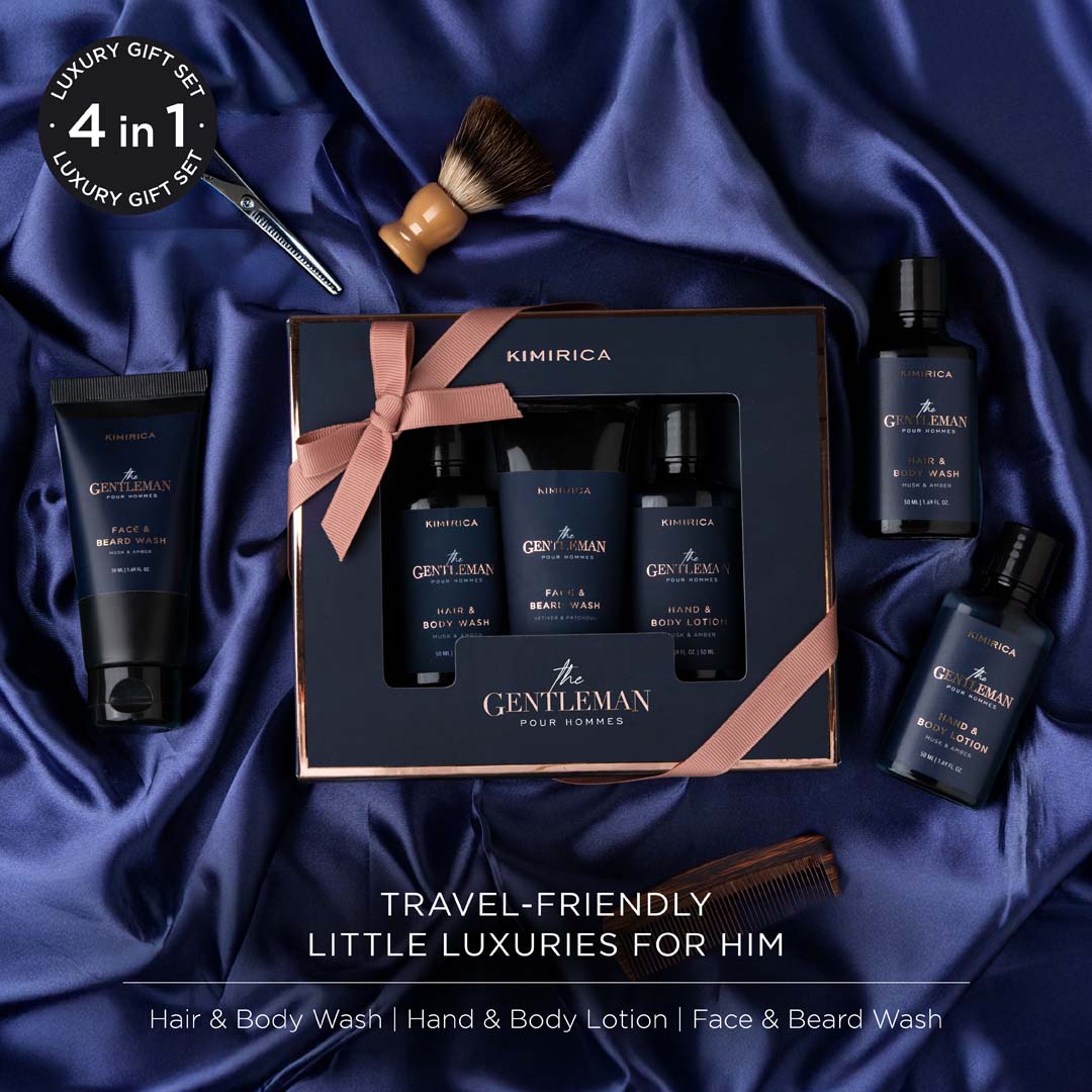 The Gentleman bath care trio