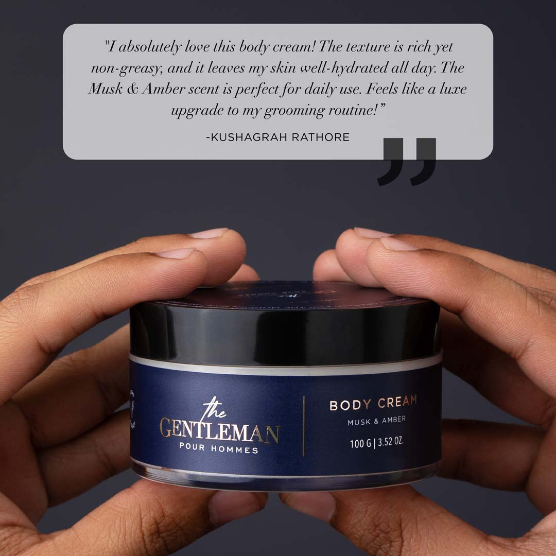 The gentleman body cream