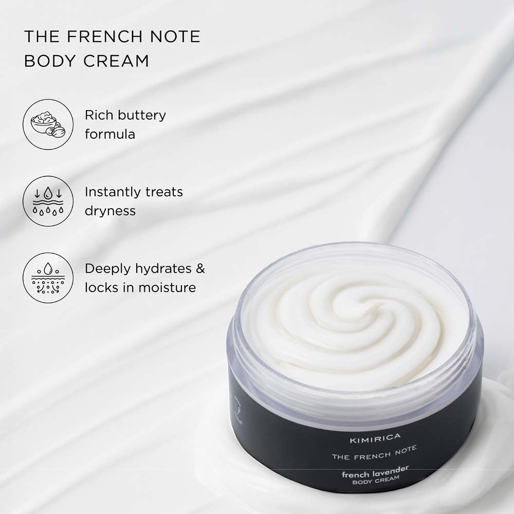 THE FRENCH NOTE LAVENDER BODY CREAM