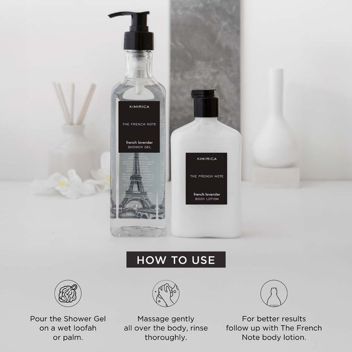Buy The French Note Shower Gel Online - Kimirica