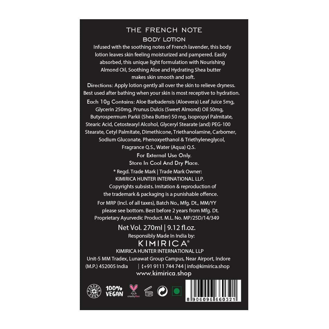 The French Note Body Lotion