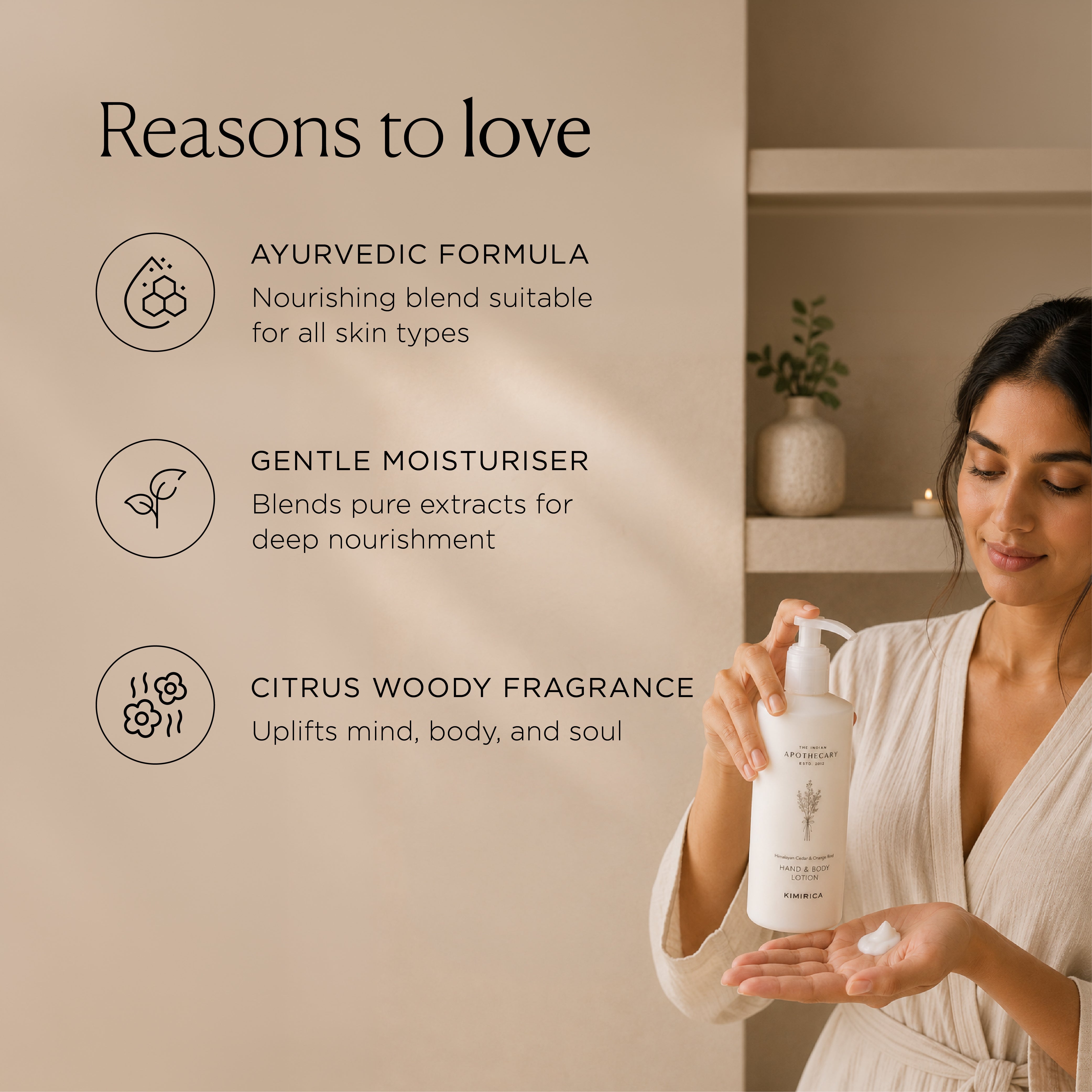 The Indian Apothecary Hand & Body Lotion