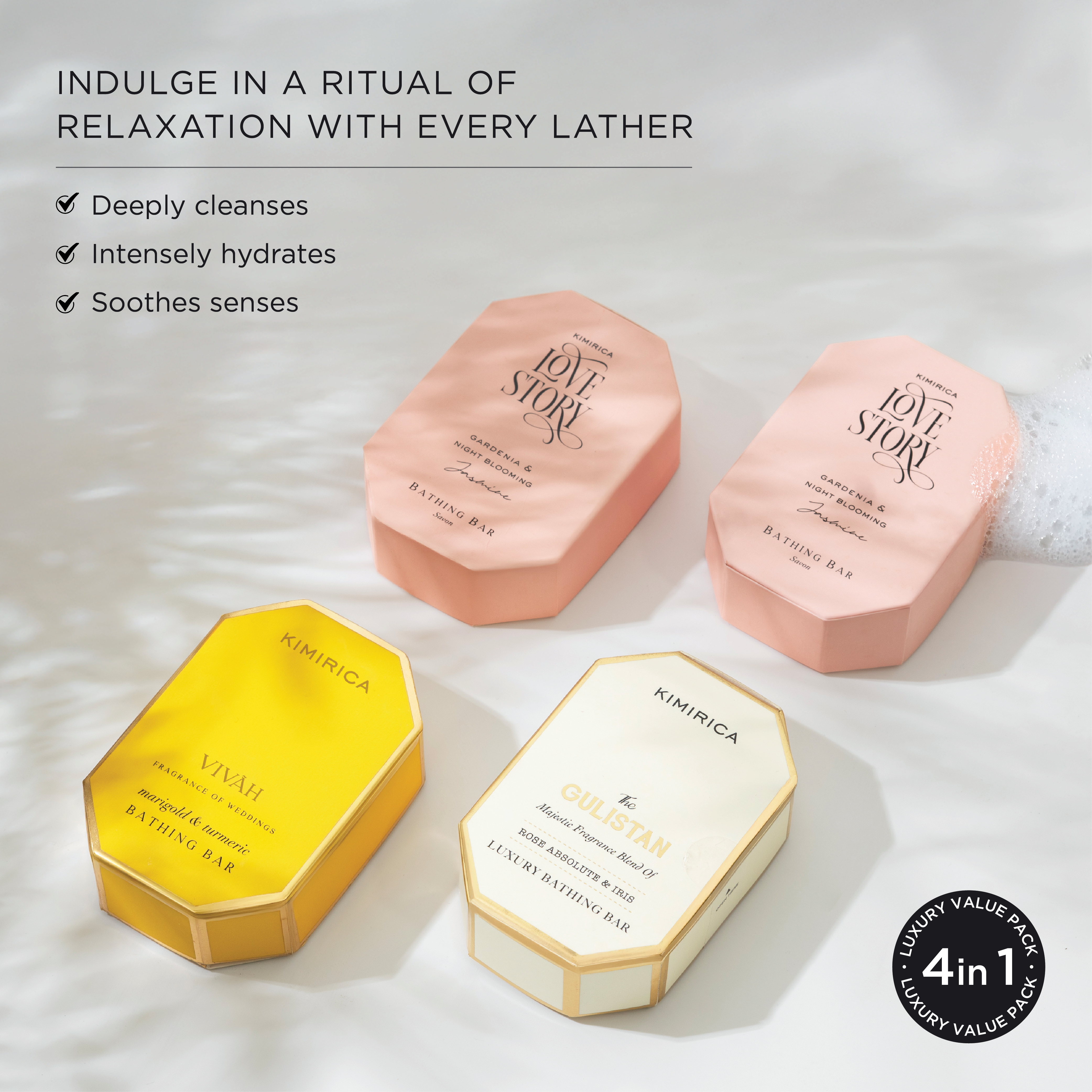 Signature soap indulgence set (pack of 4)