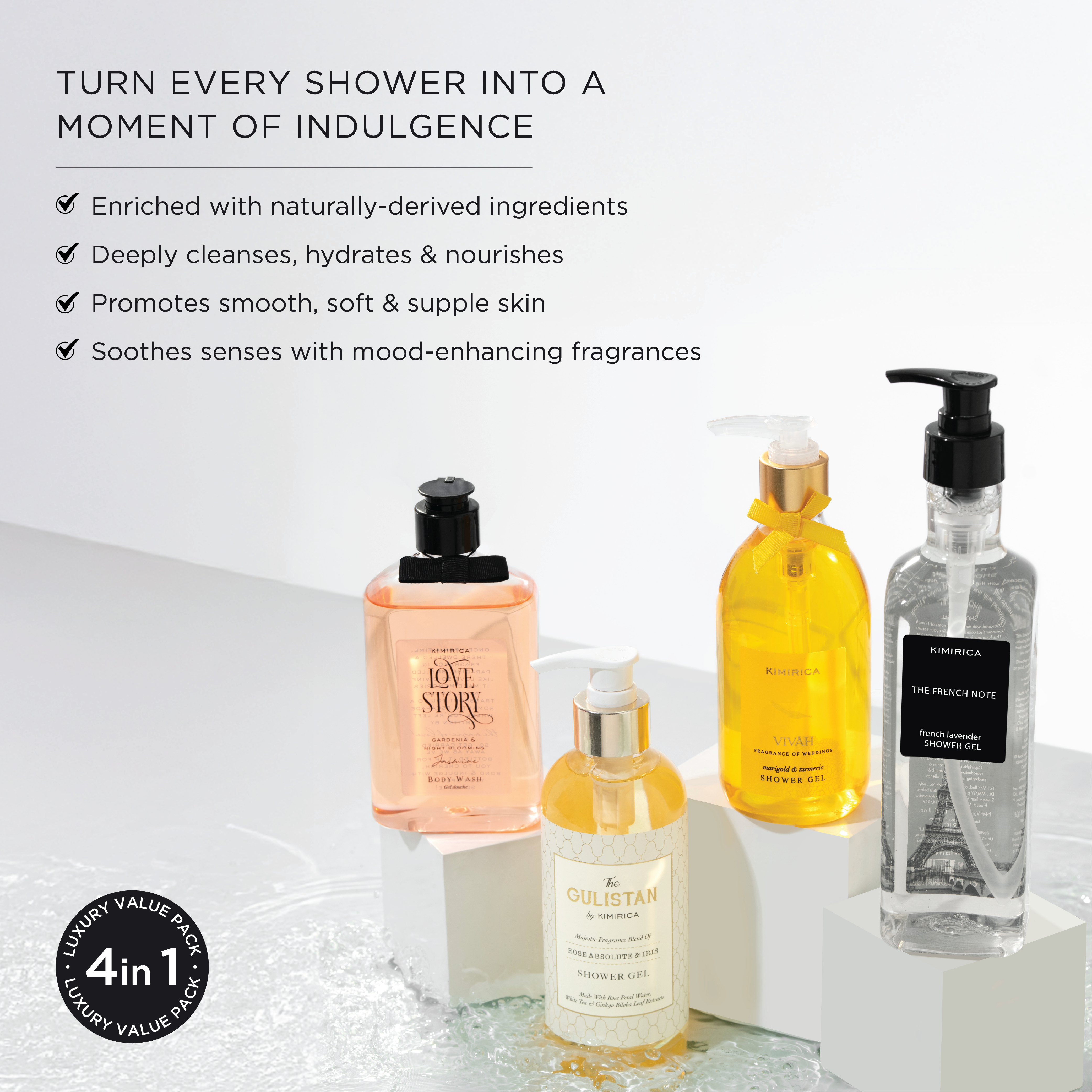 Signature shower gel set