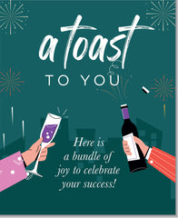 Free A Toast to You Card
