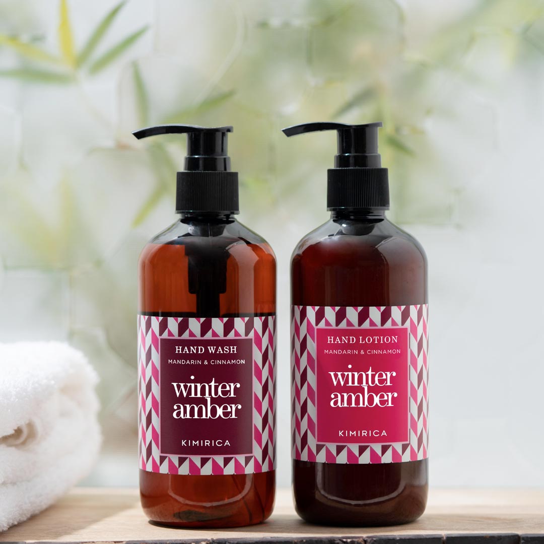 Winter Amber Hand Wash and Hand Lotion Duo