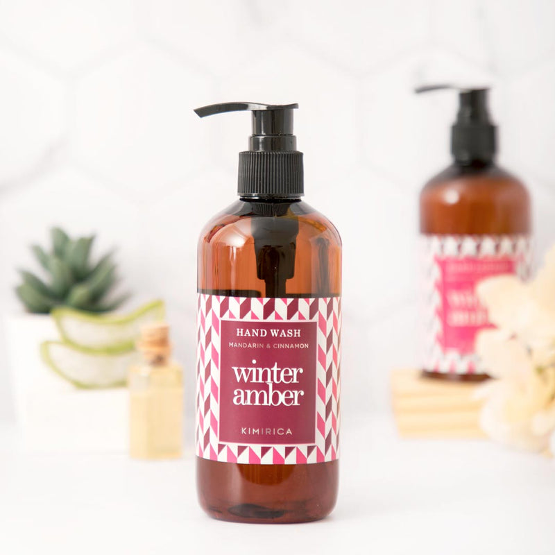 Winter Amber Hand Wash and Hand Lotion Duo